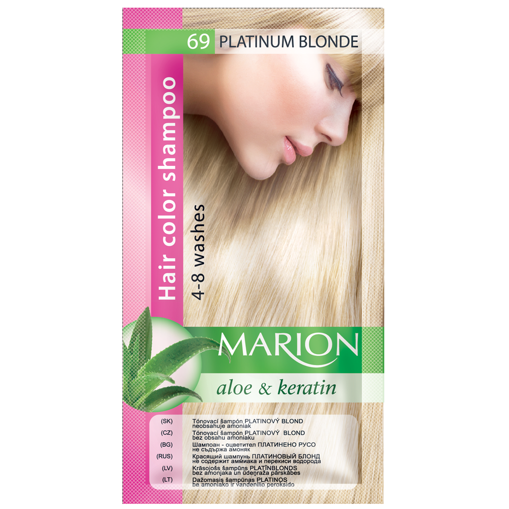 Відтіночний шампунь Marion Color № 69 Платиновий блонд 40 мл (4118011)