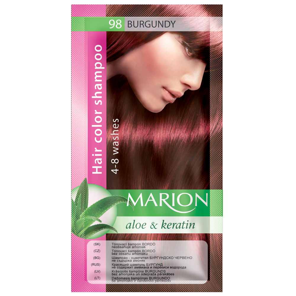 Відтіночний шампунь Marion Color № 98 Бургунді 40 мл (4118015)