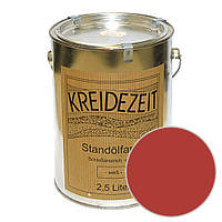 Стандолевая олійна фарба напівжирна / нижній шар / Zwischenanstrich ochsenblutrot, бордова 0,75 l
