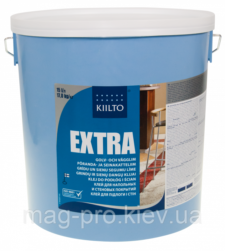 Kiiilto Extra клей для лінолеуму та килимину 15 l extra 1l