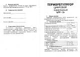 Цифровий Терморегулятор термопарный ЦТР-2т (-99...+999) + термопара, фото 3
