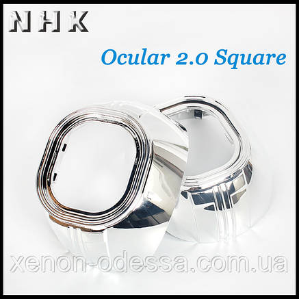 Маска для ксенонових лінз 3.0": Z130 / Z109-S null Apollo Square / Ocular Square, фото 2