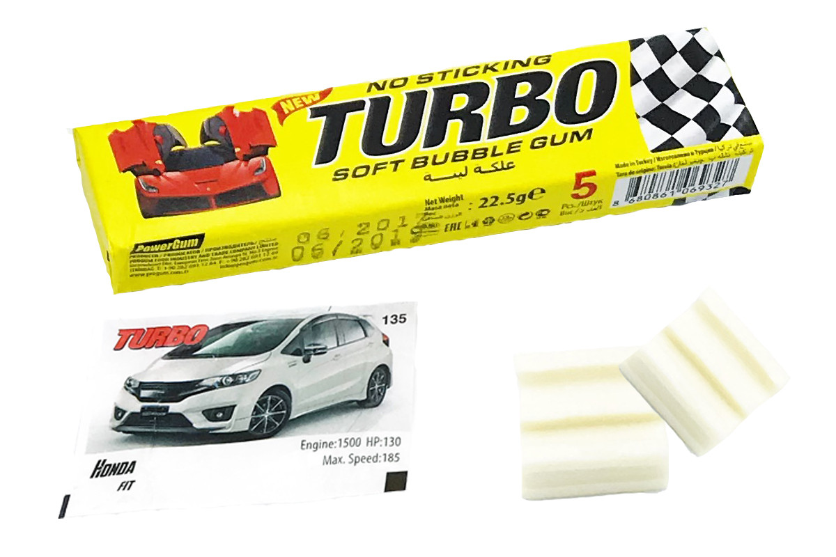 Жвачка Жвачка TURBO Турбо (5 шт.): продажа, цена в Харькове ...