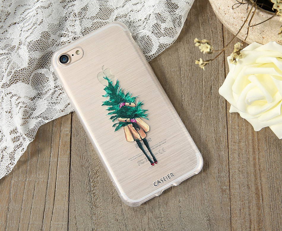 Новогодний чехол Caseier для Apple iPhone 6 Plus/6S Plus