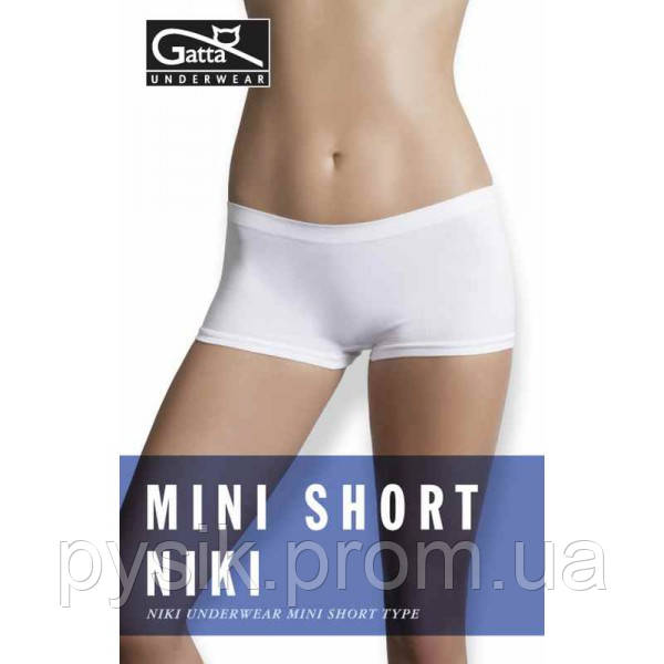 Трусики шорти жіночі GATTA MINI SHORT NIKI, без бічних швів, мікрофібра