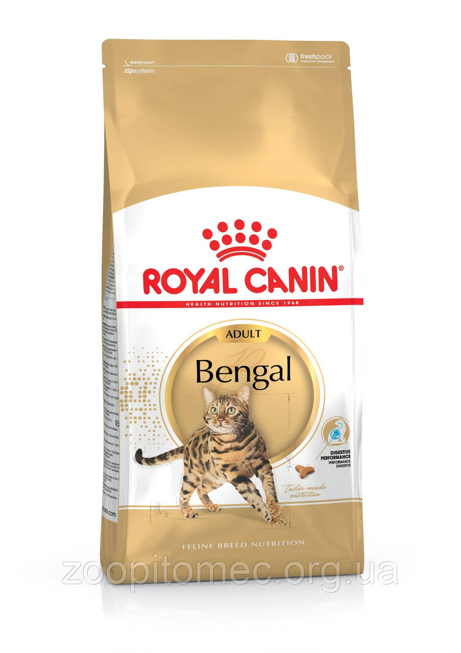 Royal Canin (Роял Канін) BENGAL ADULT корм для бенгальських котів старше 12 місяців, 10 кг