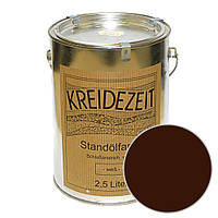 Стандолевая масляная краска полужирная / нижний слой /Zwischenanstrich dunkelbraun, темно- коричневая 0,375 l