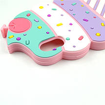 Гумовий 3D чохол для Apple iPhone X Ice cream, фото 3