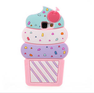 Гумовий 3D чохол для Samsung Galaxy J5 Prime G570f (прайм) Ice cream