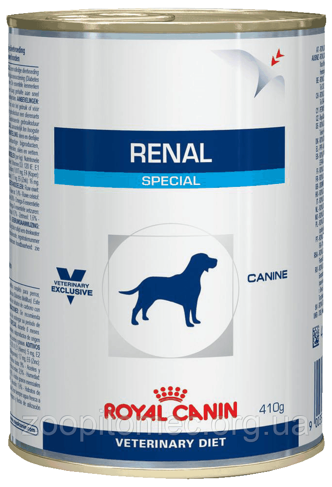 Royal Canin (Роял Канін) RENAL CANINE Cans корм для собак з хронічною нирковою недостатністю, 410 г, фото 1