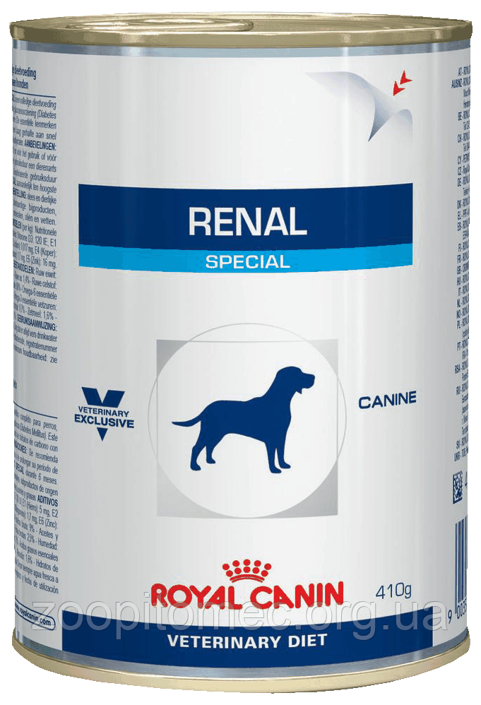 Royal Canin (Роял Канін) RENAL CANINE Cans корм для собак з хронічною нирковою недостатністю, 410 г