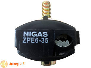 Затискач проколюючий ZPE 6-35 (25-70/6-35) NIGAS, фото 2