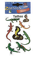 Татуировки с ящерицами и змеями