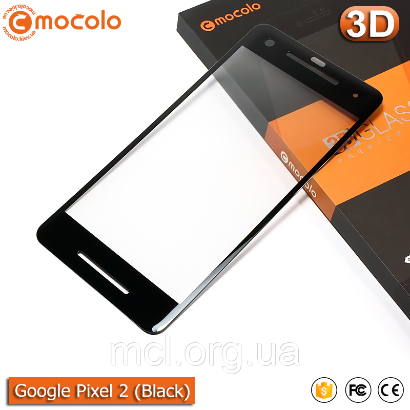 Захисне скло Mocolo Google Pixel 2 3D (Black)