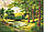 Вишивка бісером "Лісове озеро" ЗПП-013 Золота підкова, фото 2