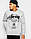 Cірий cвітшот stussy bronx brooklyn | стильна кофта, фото 2