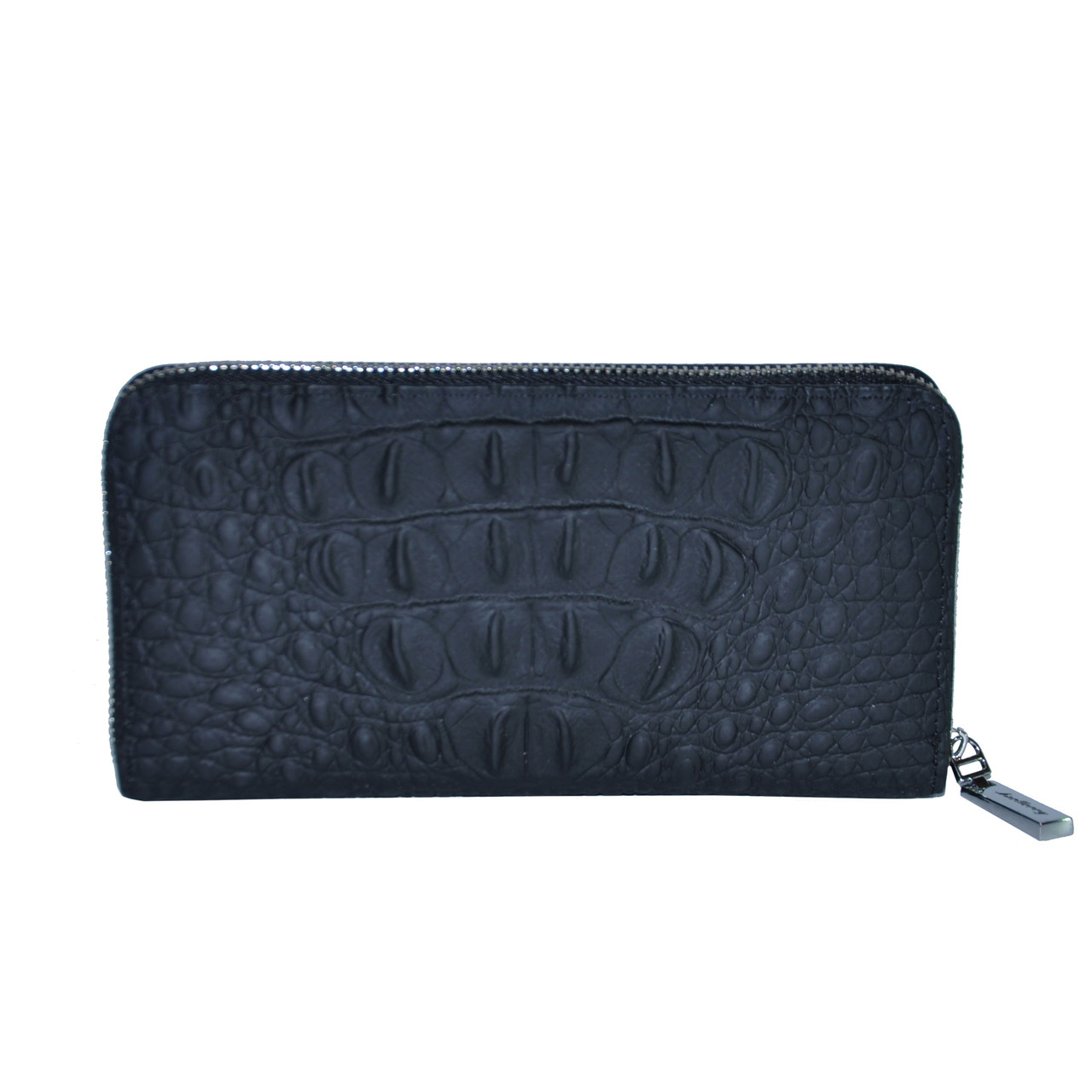 Чоловіче портмоне Baellerry Croco Zipp чорне, фото 1