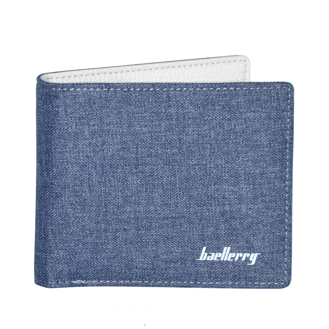 Чоловічий гаманець Baellerry Textile Mini синій, фото 1