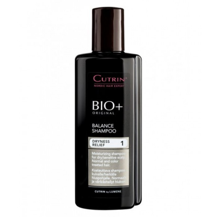 Cutrin BIO+ Balance Shampoo Dryness Relief 1 Балансирующий шампунь, 200 мл.