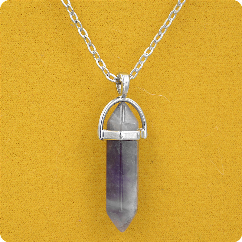 Кулон "Кристал" на ланцюжку Аметист, фото 1