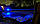 Указка LASER BLUE YX-B008 2*16340, 4 насадок 50000mW, фото 4