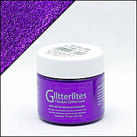 Краска для кожи Angelus Glitterlites Princess purple (пурпурная принцесса)