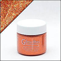 Краска для кожи Angelus Glitterlites Orange orange (оранжевый)