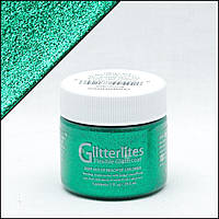 Краска для кожи Angelus Glitterlites Emerald (изумрудный)