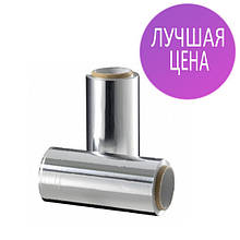 Фольга для мелірування, алюмінієва, ширина 12см, 12 мкм, 500 метрів в рулоні
