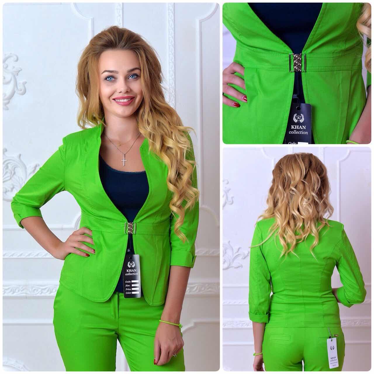 Жакет меморі з пряжкою (05) яблуко, фото 1