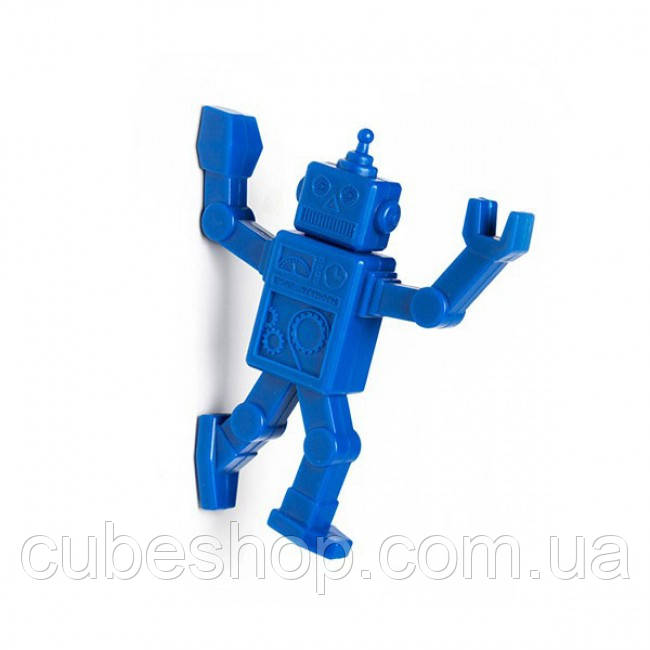 Магнітний гачок для холодильника Robohook Peleg Design (синій)