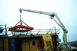 Судновий кран-маніпулятор 1,8 т/20 м, 20 т/2,5 Micron Hydraulic