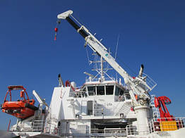 Судновий кран-маніпулятор 1,24 т Micron Hydraulic