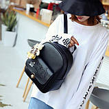 Рюкзак жіночий Кіт з мишками 4 в 1 (сірий), фото 5