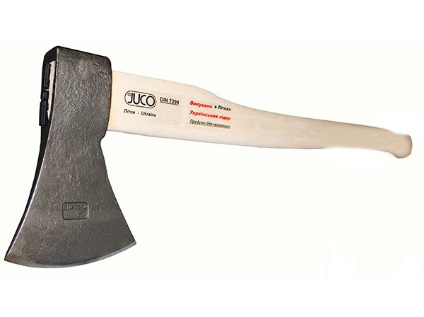 Сокира з дерев'яною ручкою Juco 1250 г, фото 1