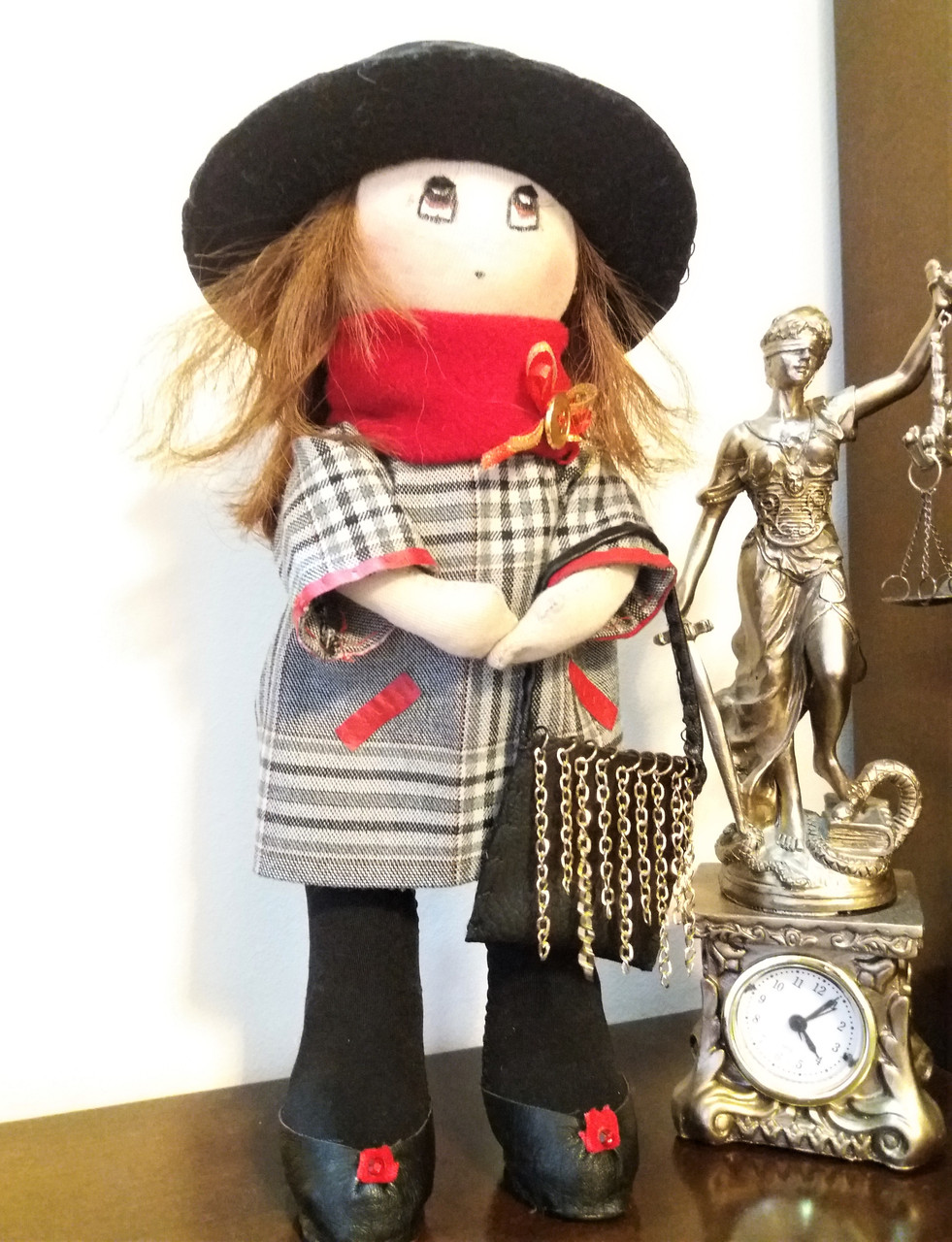 Авторська робота лялечка Леді, фото 1