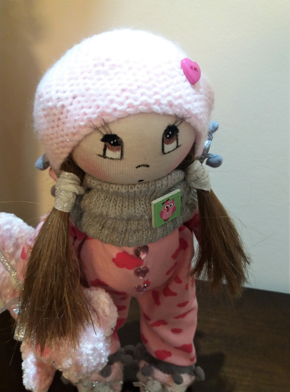 Авторська робота лялечка в піжамці, фото 1