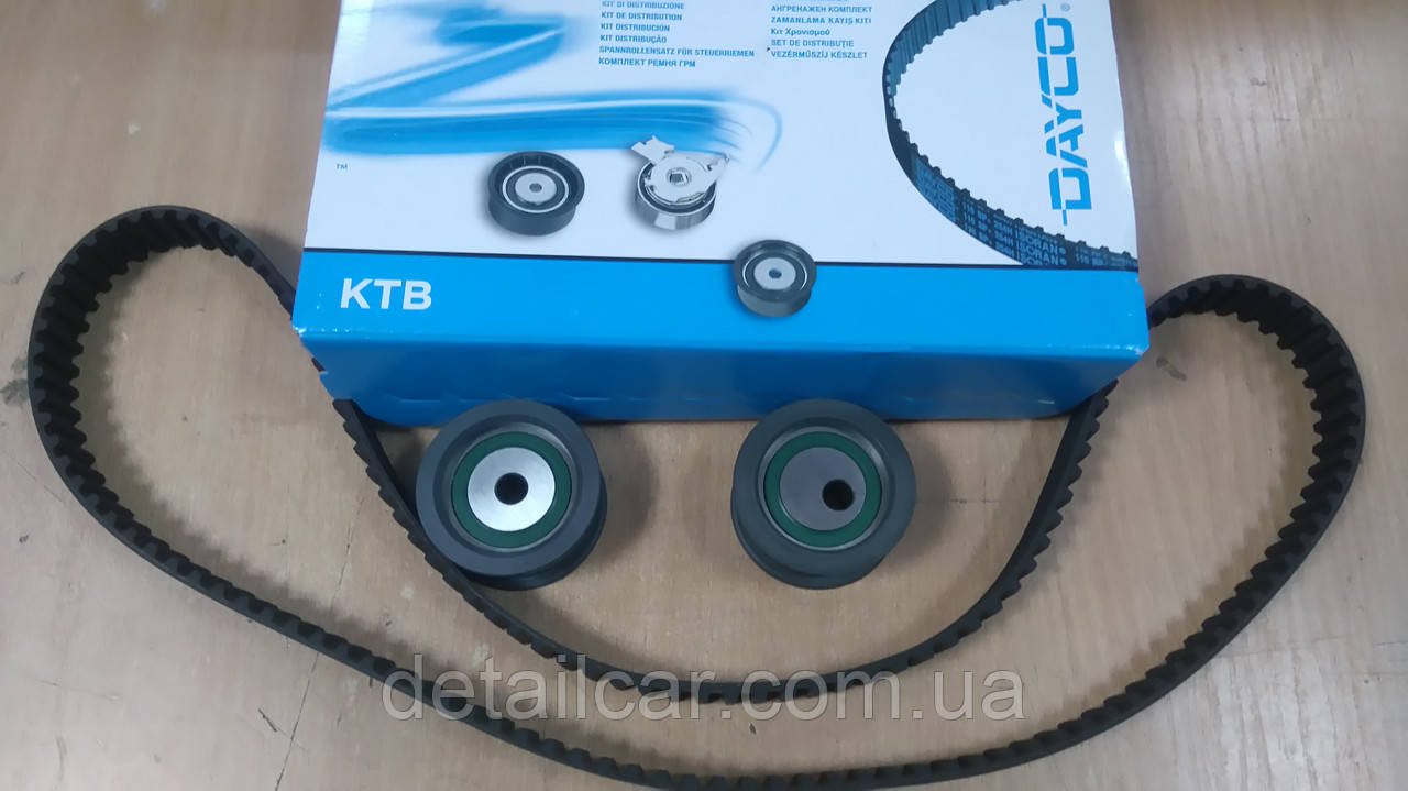 Комплект ГРМ ВАЗ 2110, 2111, 2112 16V "DAYCO" KTB462 (2-а Ролика ...