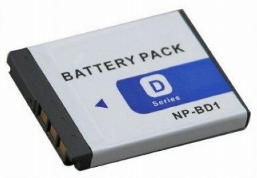 Батарея для Sony NP-BD1, NP-FD1, DSC-G3, DSC-T2, DSC-T70, DSC-T75, DSC-T77, DSC-T90, DSC-T200, DSC-T300