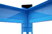 310х180х50 Стелаж 5 полиць ДСП 300 кг на полицю полицевий оцинкований металевий на склад гараж підвал архів, фото 4