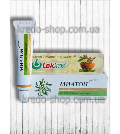 Крем-бальзам МИАТОН при судомах і втоми ніг 15 р.