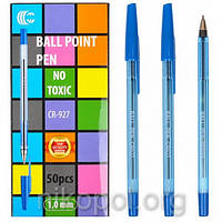Ручка шариковая "С" CR927 синяя