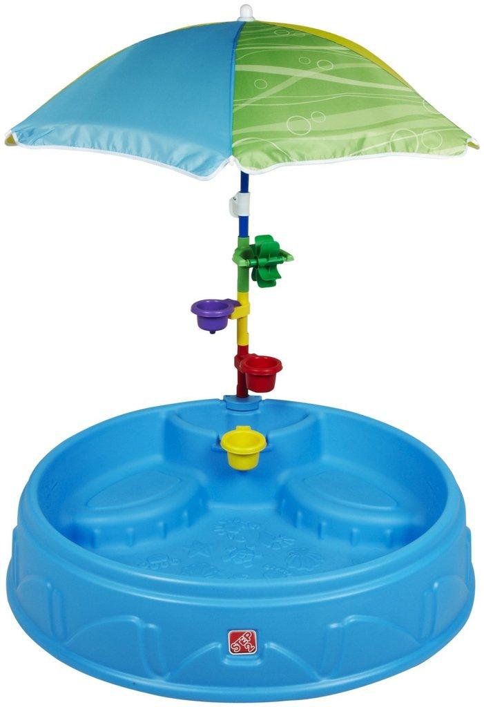 Дитячий басейн пісочниця з парасолькою від сонця "Play & Shade" Step 2