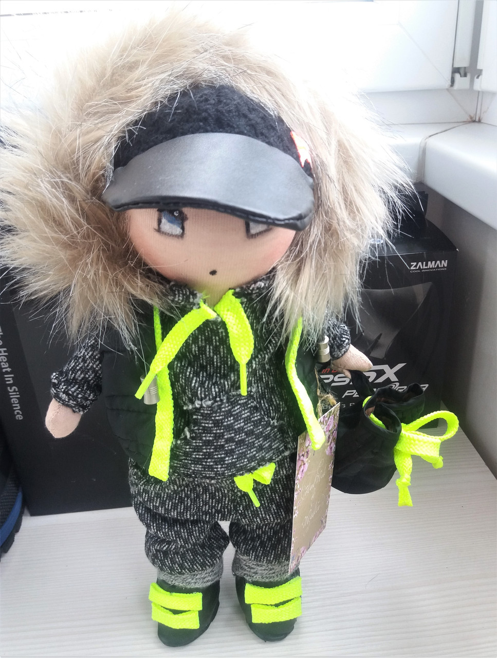 Авторська робота лялечка на прогулянці, фото 1