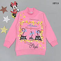 Утеплена кофта "Кошенята" для дівчинки. 92, 98 см