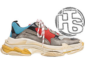 Чоловічі кросівки Balenciaga Triple S Trainers Gray/Red/Blue 483513W06E34365