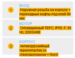 конструктивні особливості насоса Hayward HCP38251E