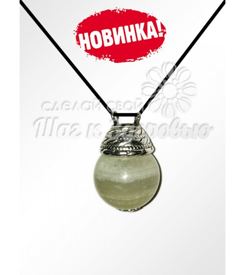 Аромакулон із Оніксу на шкіряному шнурку, фото 1