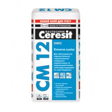 Клеюча суміш для керамограніта СМ-12 (Церезит) - 25 кг