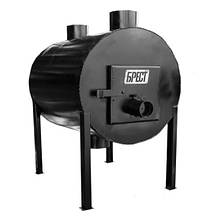 Буржуйка з вентилятором Брест 500 вертикальна (Вентс ТТ 150 + 1 м гофри в комплекті), фото 3